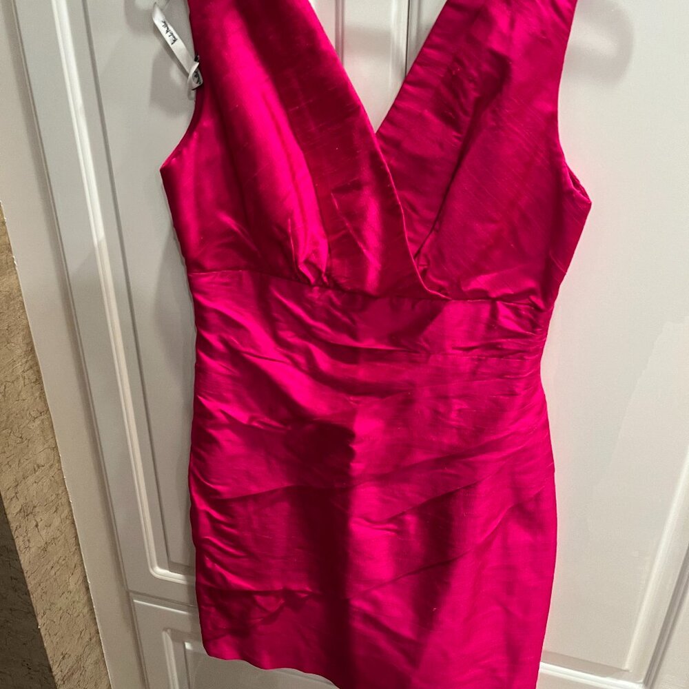 Silk Fuchsia Nicole Miller Dress